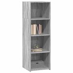 vidaXL Buffet haut sonoma gris 40x41x124 cm bois d'ingénierie