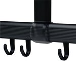 Sealskin Ensemble de rail de rideau de douche Easy-Roll noir