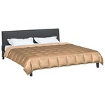 vidaXL Duvet complet toute l'année 200 x 220 cm 300 gsm Doré