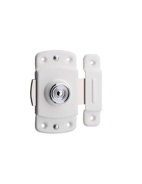 THIRARD - Verrou pour porte d'ameublement  40mm  blanc - THIRARD