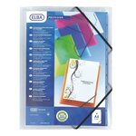 Chemises 3 rabats translucides personnalisables oxford incolore - lot de 12