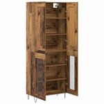 vidaXL Haut Armoire Bois Ancien 69 5 x 34 x 180 cm Bois d'ingénierie