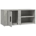 vidaXL Meubles TV 2 Pièces Gris béton 80x31 5x36 cm Bois d'ingénierie