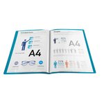 Protège-documents Couverture Carte Semi Rigide Teksto 40 Vues - A4 - Couleurs Assorties - Exacompta