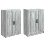 vidaXL Ensemble de Meubles 2 Pièces Bois d'ingénierie