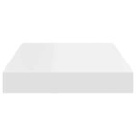 vidaXL Étagères murales flottantes 2 Pièces blanc 40x23x3 8 cm MDF