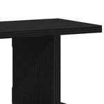 vidaXL Étagères murales 2 Pièces chêne noir 90x18x20 cm bois d'ingénierie