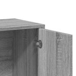 vidaXL Buffets 2 Pièces sonoma gris 60x31x70 cm bois d'ingénierie