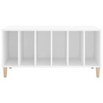 vidaXL Armoire à disques blanc 100x38x48 cm bois d'ingénierie