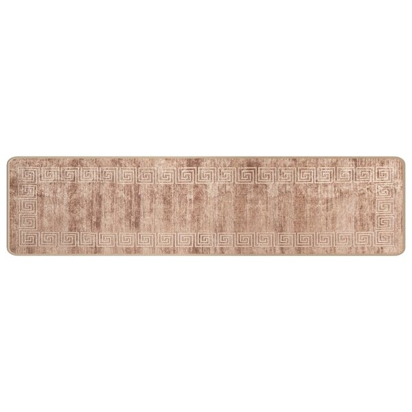 vidaXL Coureur de Tapis MARSA Blanc 50 x 400 cm Polyester et PVC