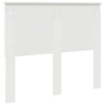 vidaXL Tête de lit Blanc Brillant 135 cm Bois d'ingénierie