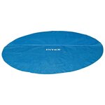 Intex Couverture solaire de piscine Bleu 348 cm Polyéthylène