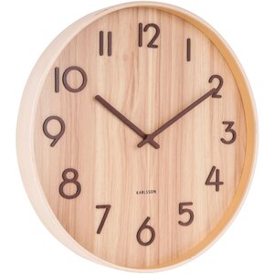 Horloge en bois pure 40 cm