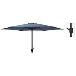 ProGarden Parasol Monica 270 cm Bleu foncé