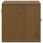 vidaXL Armoires murales 2Pièces Marron miel 31 5x30x30 cm Bois pin massif