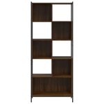 vidaXL Bibliothèque chêne marron 72x28x172 cm bois d'ingénierie