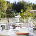 Lampe de table sans fil Roby 30 cm - Touch en aluminium - Blanc mat - LED