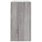 vidaXL Armoire murale sonoma gris 60x31x60 cm bois d'ingénierie
