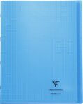 Cahier protège-cahier Koverbook Piqué Polypro 24x32 cm 48 p Q 5x5 Coloris Aléa... CLAIREFONTAINE