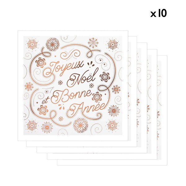 Lot De 10 Cartes De Vœux Etincelle Mandala - Draeger paris
