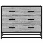 vidaXL Commode sonoma gris 70x41x56 cm bois d'ingénierie