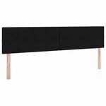 vidaXL Lit de Rangement avec matelas Noir 200 x 200 cm Velours