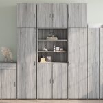 vidaXL Buffet haut sonoma gris 80x42 5x249 cm bois d'ingénierie