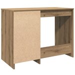 vidaXL Bureau chêne artisanal 100x50x76 cm bois d'ingénierie