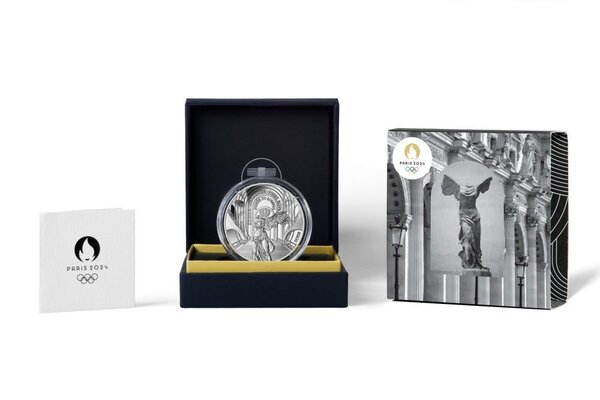 Monnaie de 10 € en argent - Mascotte - Jeux Olympiques 2024 handball - Millésime
