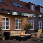 vidaXL Auvent rétractable électrique 3 5 x 2 5 m