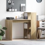 vidaXL Bureau Chêne sonoma 108 x 55 x 103 5 cm Bois d'ingénierie
