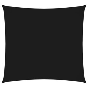 vidaXL Voile de parasol tissu oxford carré 4 5x4 5 m noir