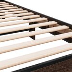 vidaXL Cadre de lit sans matelas chêne marron 90x190 cm