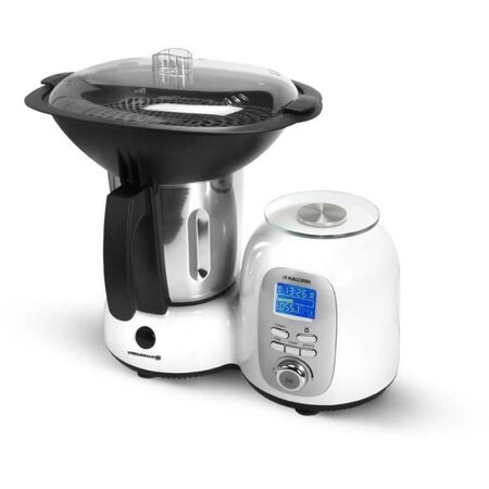 Robot de cuisine intelligent KALORIK TKG HA 1020 - Blanc - 1500 W - Bol acier inoxydable 2 L - 10 vitesses - Minuteur