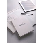 Bloc Blanc N°16 14,8x21cm 80F agrafées 80g Q.5x5 RHODIA