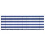 vidaXL Coussin de chaise longue rayures bleues/blanches tissu oxford
