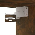 vidaXL Meubles TV suspendus 2 Pièces Chêne fumé 60x30x30 cm