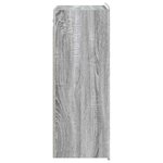 vidaXL Armoire Murale Sonoma gris 66 x 34 5 x 92 cm Bois d'ingénierie