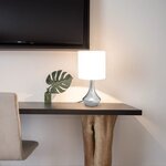 Vidaxl lampes de table 2 pièces bouton tactile blanc e14