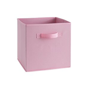 COMPO Boîte de rangement/tiroir pour meuble en tissu  - 27 x 27 x 28 cm - Vieux  rose