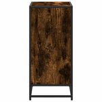 vidaXL Bibliothèque chêne fumé 60x35x76 cm bois d'ingénierie
