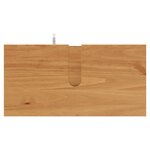 vidaXL Ensemble de mobilier de salle de bain 4 Pièces marron miel
