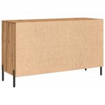 vidaXL Buffet chêne artisanal 100x36x60 cm bois d'ingénierie