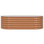 vidaXL Jardinière surélevée Marron 160 x 80 x 44 cm Acier