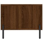 vidaXL Table basse chêne marron 90x50x40 cm bois d'ingénierie