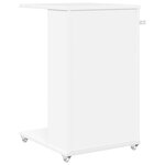 vidaXL Table d'appoint Blanc 40 x 35 x 60 cm Bois d'ingénierie