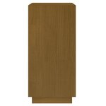 vidaXL Bibliothèque Marron miel 40x35x71 cm Bois de pin massif