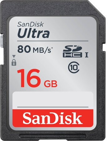 Carte mémoire Secure Digital (SD) Sandisk Ultra SDHC 16Go Classe 10