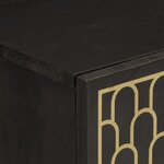 vidaXL Armoire latérale 90x33x75 cm bois massif de manguier