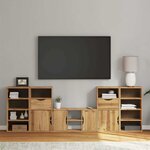 vidaXL Meubles TV 5 Pièces avec rangement ODDA bois de pin massif